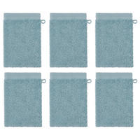 WASCHHANDSCHUH (6er Set) Fabulous - Blau, Textil (15/21cm) - Butlers