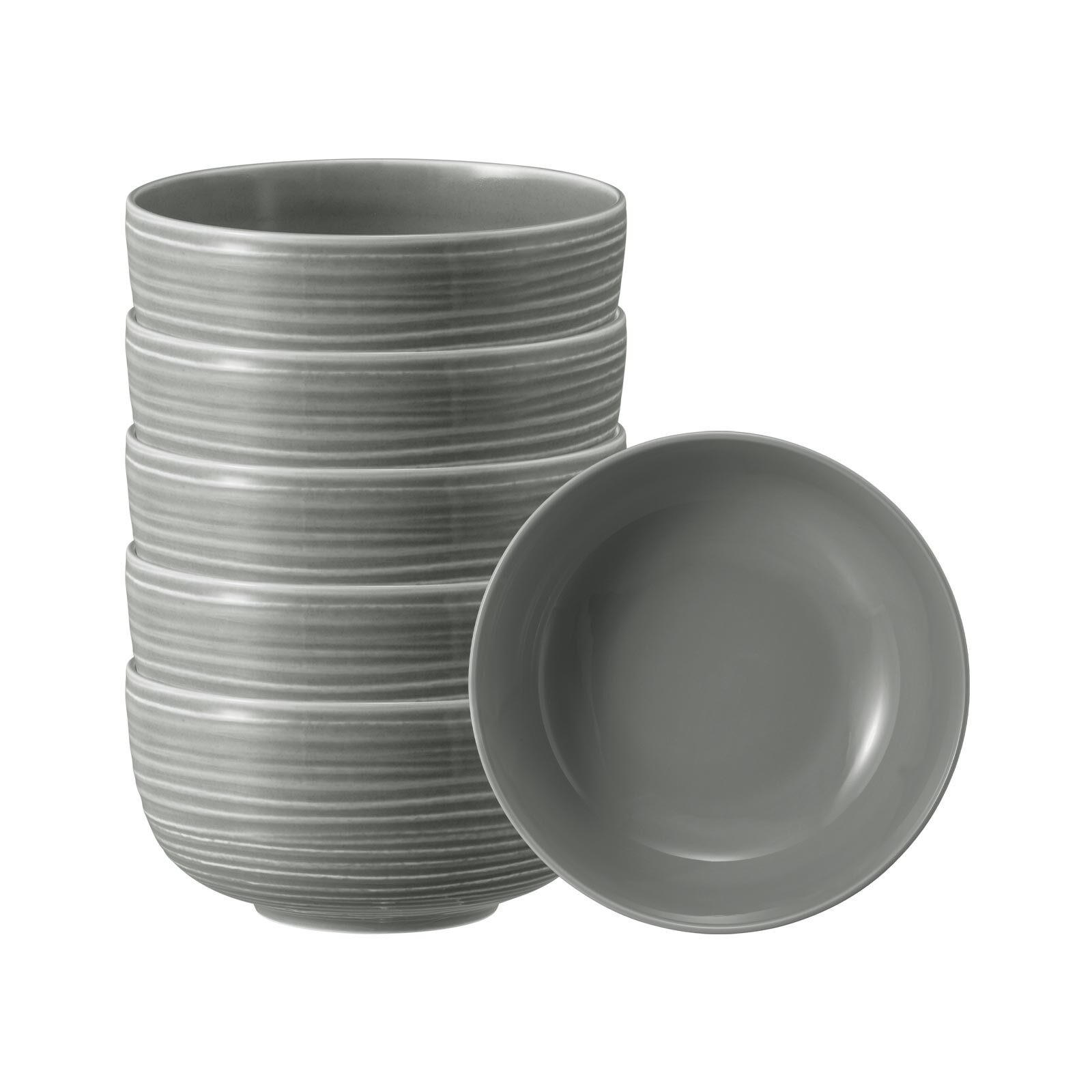 FOODBOWL Terra Perlgrau ø 17,7 cm 6er Set - Grau, Keramik (17.7cm) - Seltmann Weiden