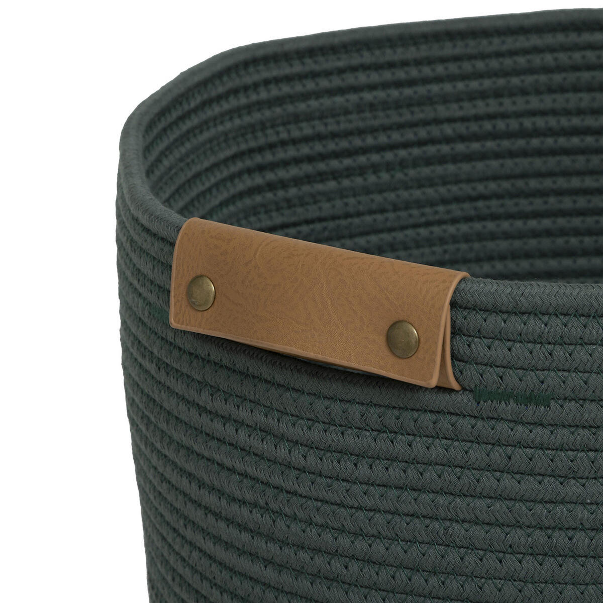 WÄSCHEKORB Duo, Grün, 80 L - Dunkelgrün, Kunststoff (44/44/56cm) - 5five Simply Smart