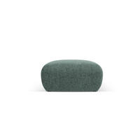 POUF Molino aus Chenille-Stoff petrol - Petrol, Textil (75/36/75cm) - Micadoni