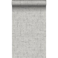 TAPETE Backstein-Optik 53 cm x 10.05 m - Grau, Papier (53/1000cm) - Origin Wallcoverings