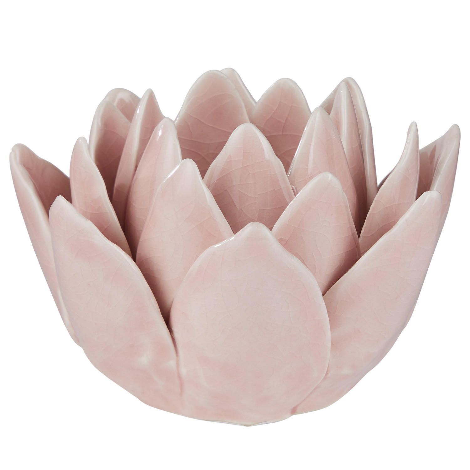 TEELICHTHALTER Blossom Blüte - Pink, Keramik (8cm) - Butlers