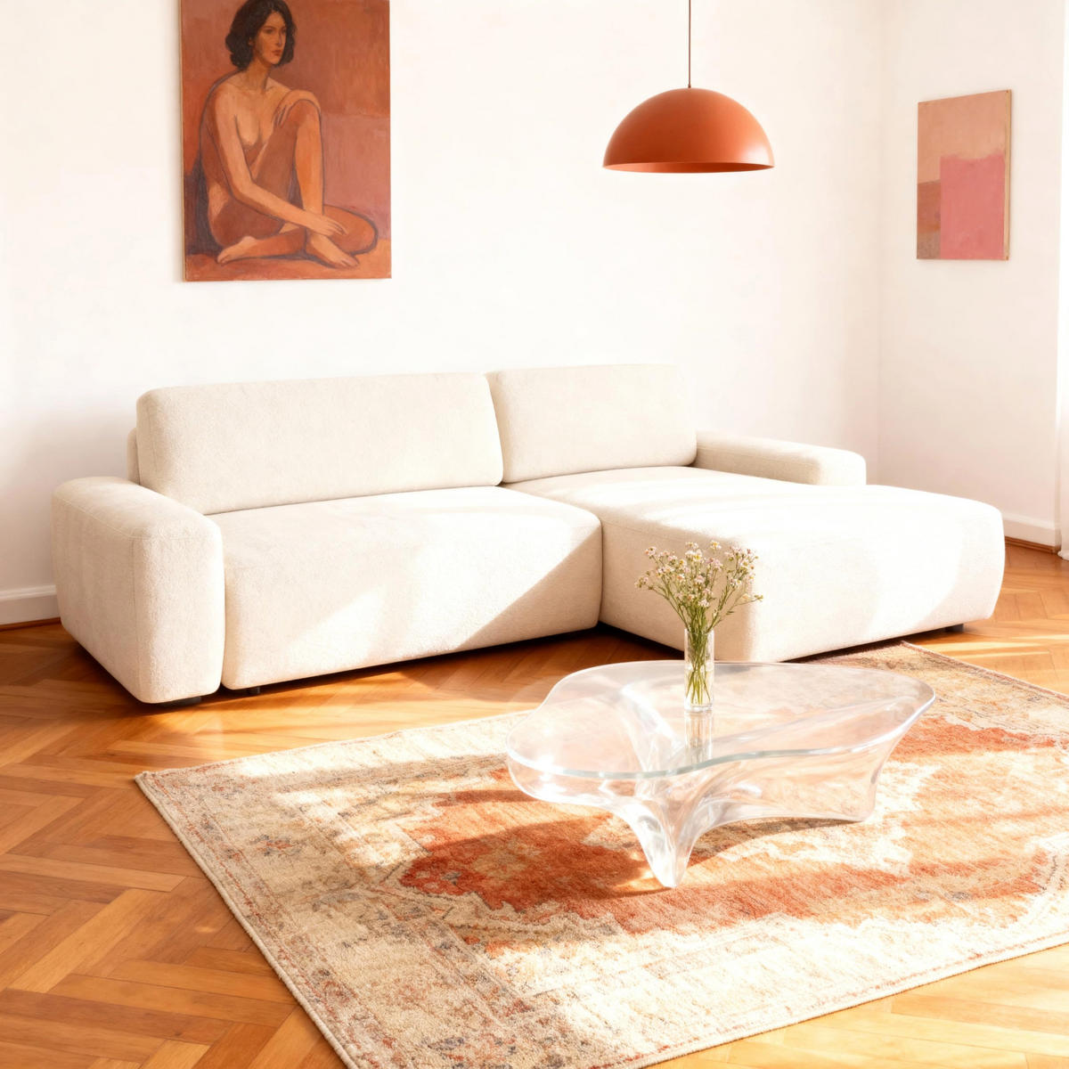 ECKSOFA Bamby Multicolor 264 cm - Multicolor, Textil (264/82/162cm) - Pillovely