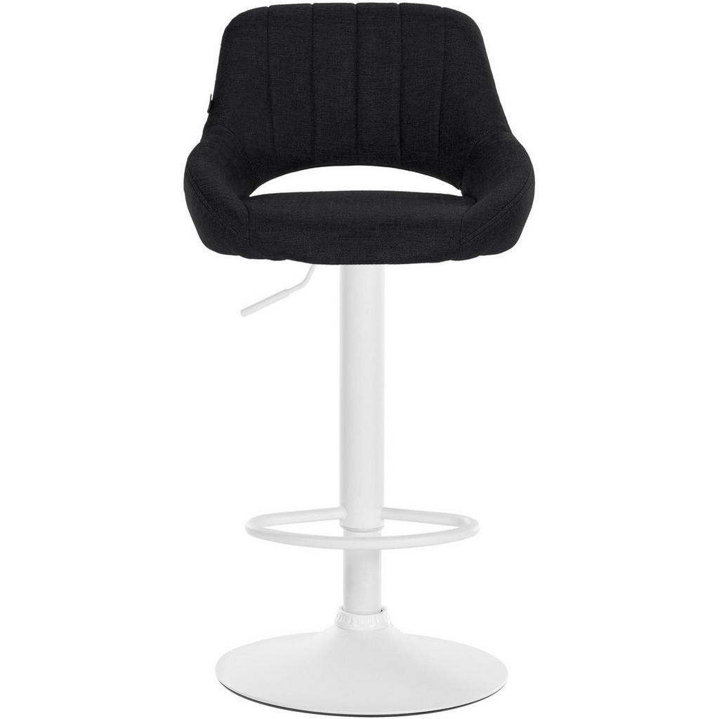 Thumbnail - CLP Barhocker, Schwarz, Textil, 47x85x48 cm, Esszimmer, Barmöbel, Barhocker