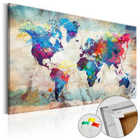 PINNWANDBILDER Bunt 120/80 cm - Multicolor, Naturmaterialen/Textil (120/80cm) - KUNSTLOFT