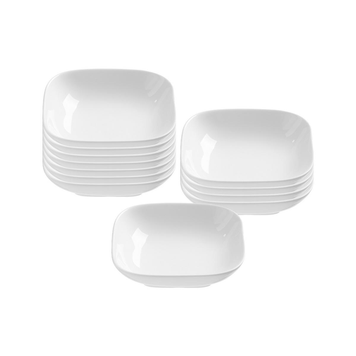 DIPSCHALEN Arena weiß ø 7 cm 12er Set - Weiß, Keramik (7cm) - Ritzenhoff Breker