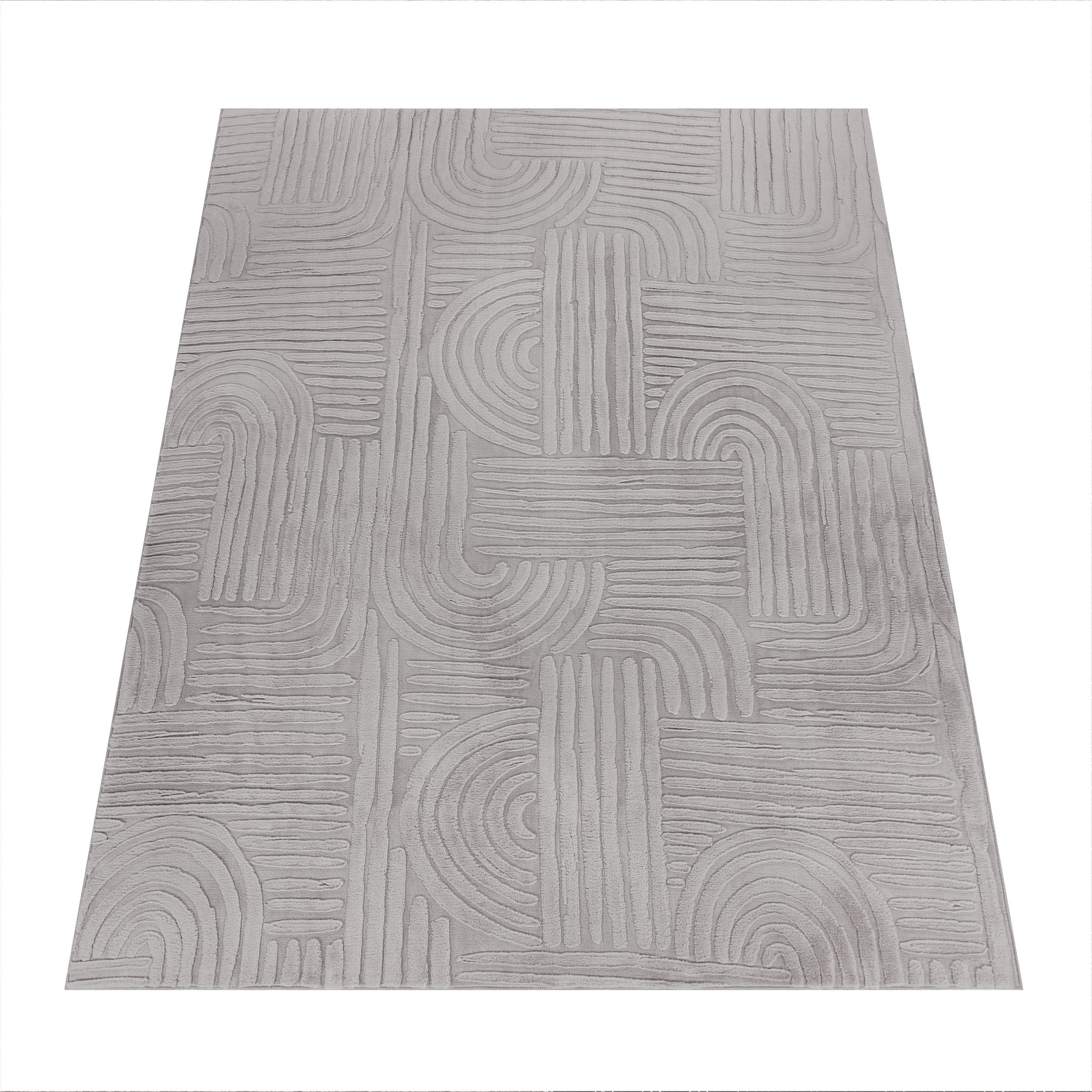 KURZFLORTEPPICH 80/150 cm Lelystad 527 - Grau, Textil (80/150cm) - Paco Home