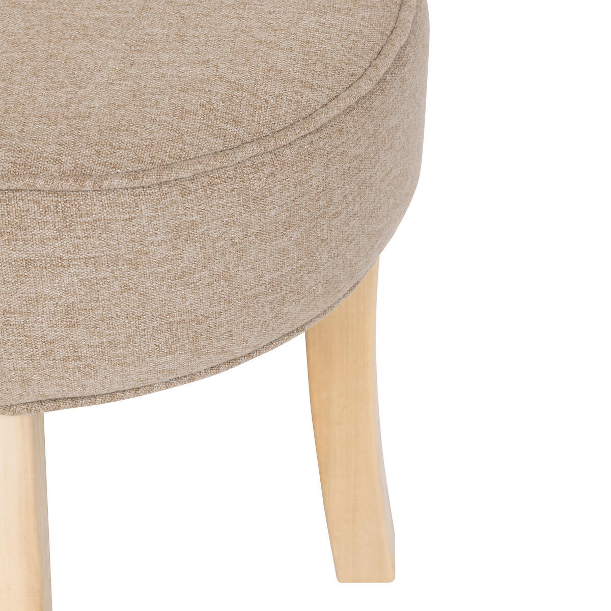 POLSTERHOCKER für Schminktisch Adriel 35/35/35 cm - Beige, Holz (35/35/35cm) - Atmosphera Createur d´interieur