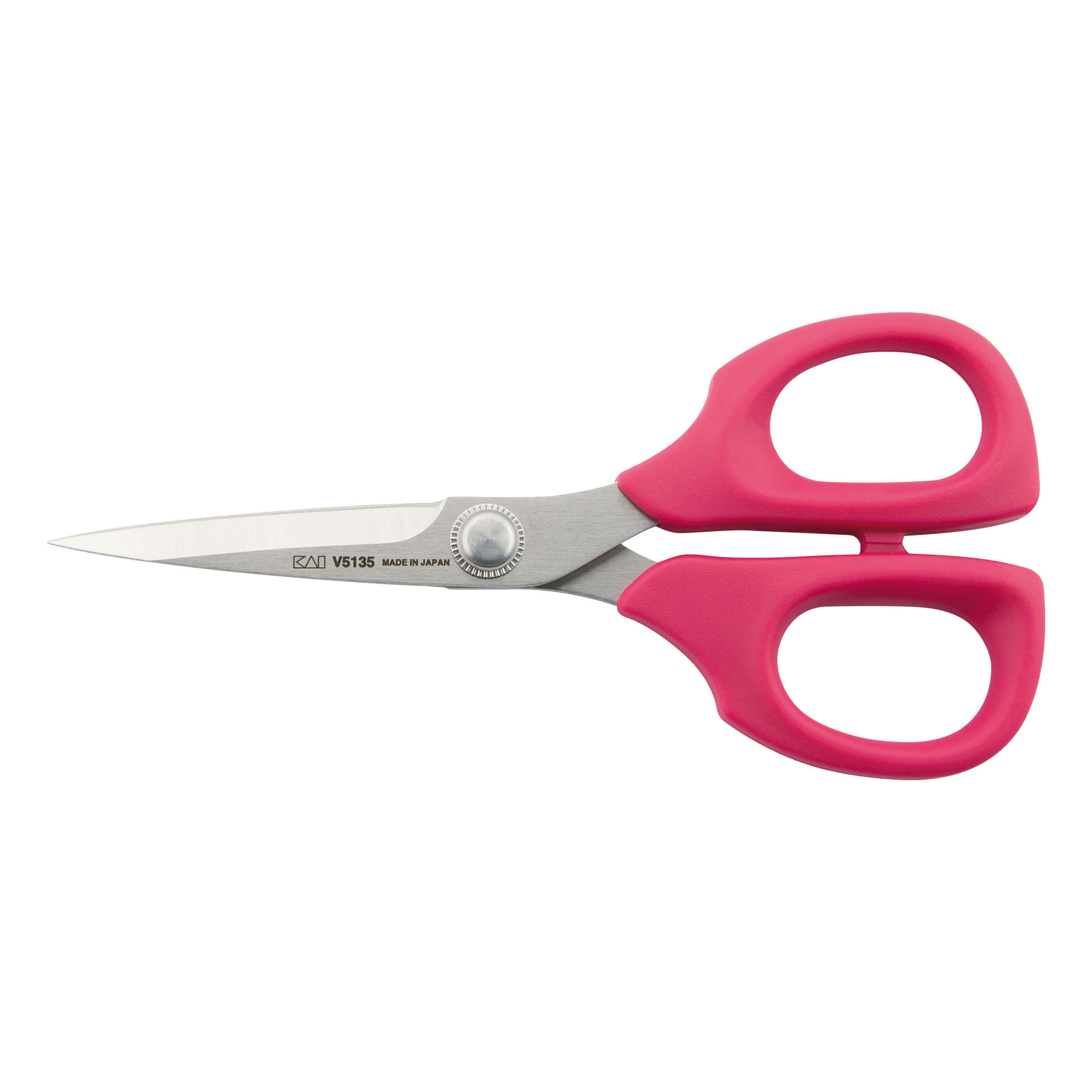 ALLROUNDSCHERE V5000 Pink Edition mit Schutzkappe, 13.5 cm - Pink, Metall (20/11/2cm) - Kai Messer