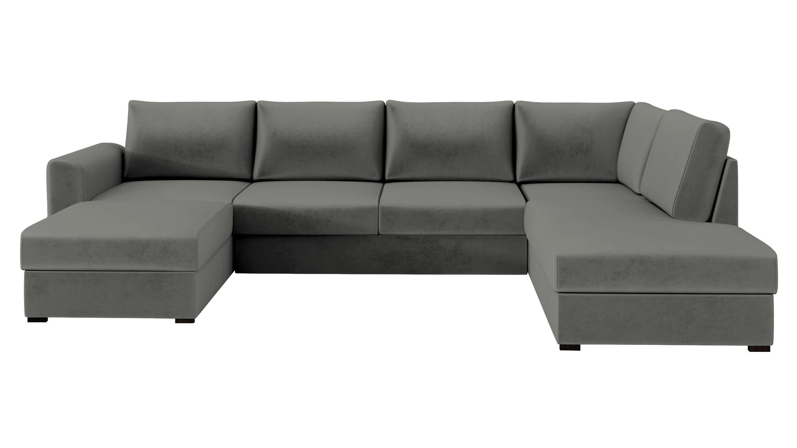 Mirjan24 Wohnlandschaft Greige 188x85x305 cm