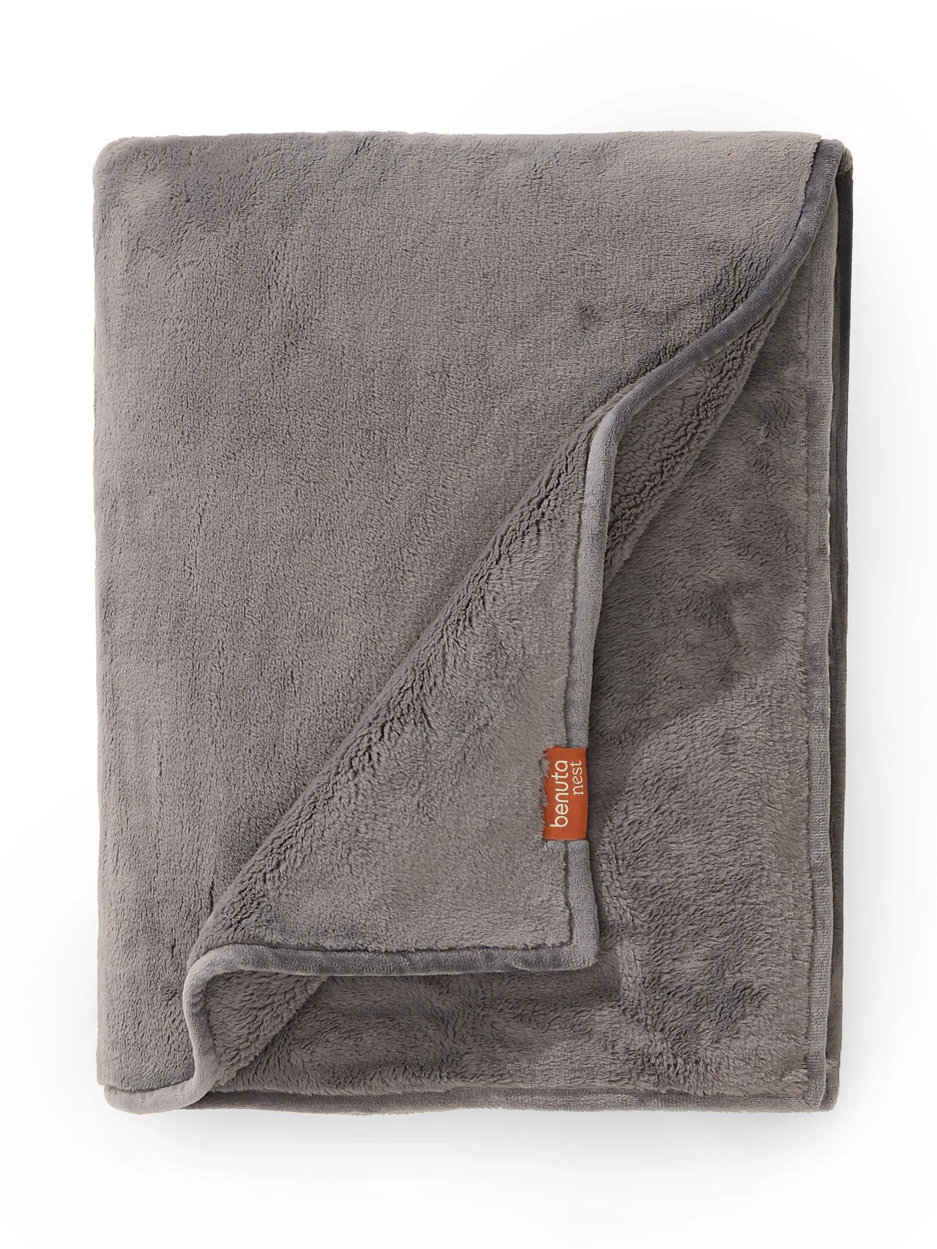 DECKE Cosi Grau 200/220 cm - Grau, Textil (200/220cm) - benuta