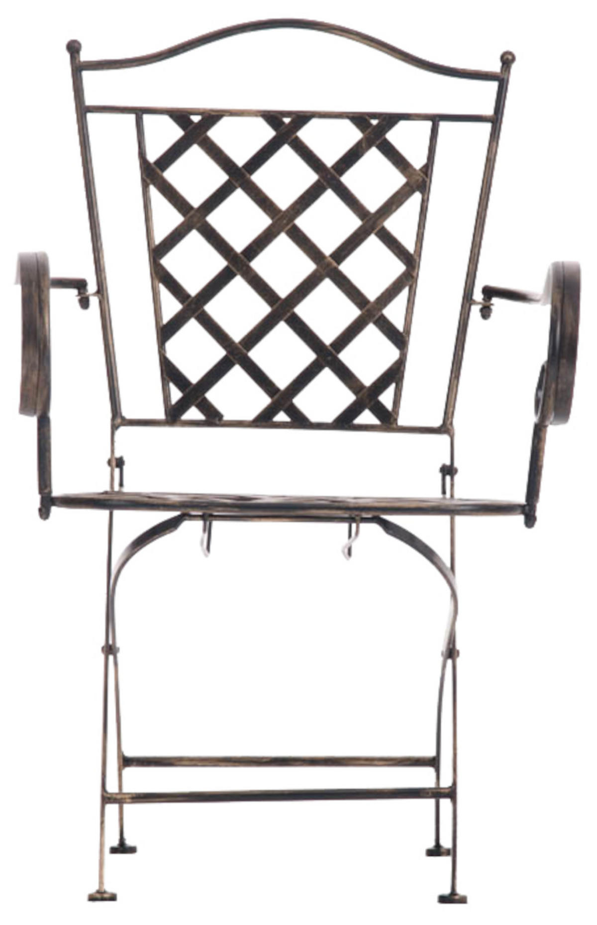 STÜHLE Athan - 2er Set bronze - Braun, Metall (56/93/51cm) - TPFGarden