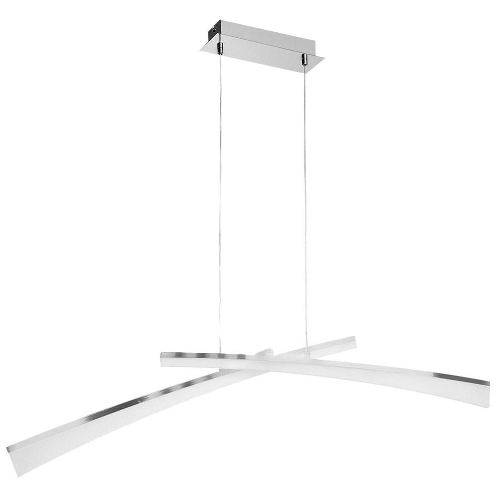 LED HÄNGELAMPE ConSell Silber Nickel matt - Silberfarben, Metall (120/10/150cm) - Wofi