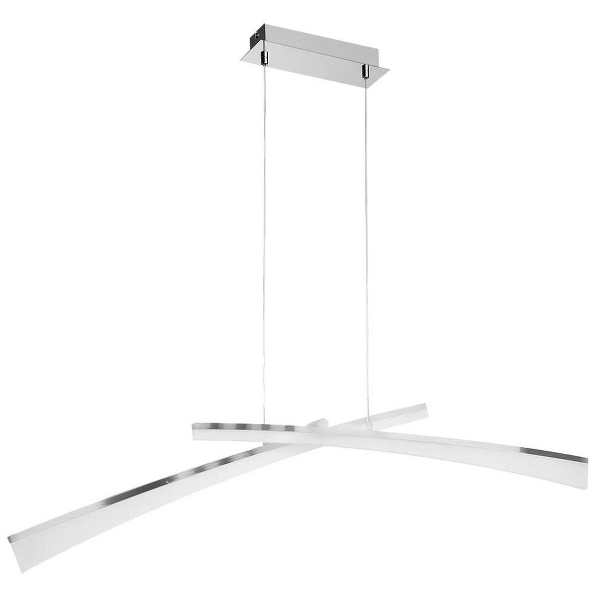 LED HÄNGELAMPE ConSell Silber Nickel matt - Silberfarben, Metall (120/10/150cm) - Wofi