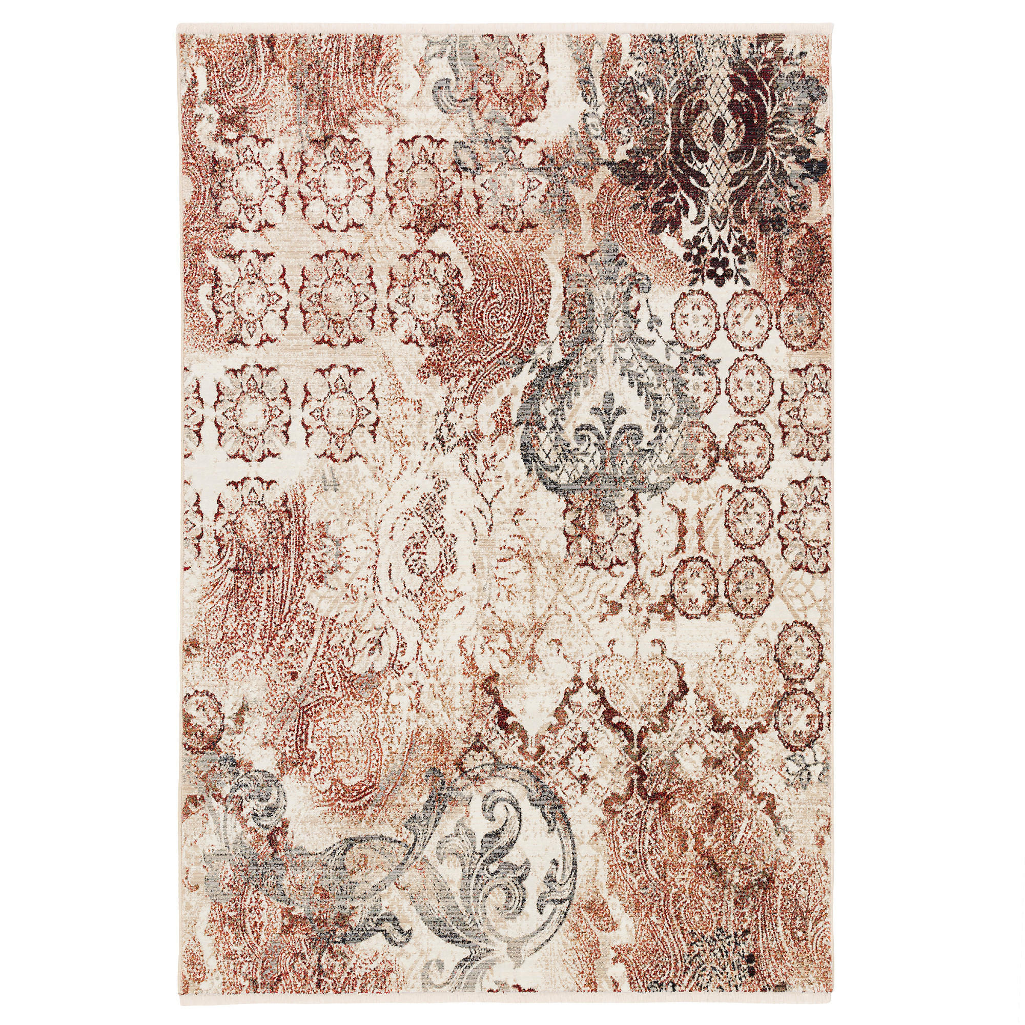 DESIGNER TEPPICH NIA VINTAGE BAROCK VERLAUF - Multicolor, Textil (120/170cm) - Pergamon