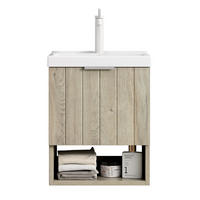 WASCHTISCHKOMBI 42x32x53cm Creme mit glänzendem Keramikbecken - Creme, Keramik (42/53/32cm) - Modfu