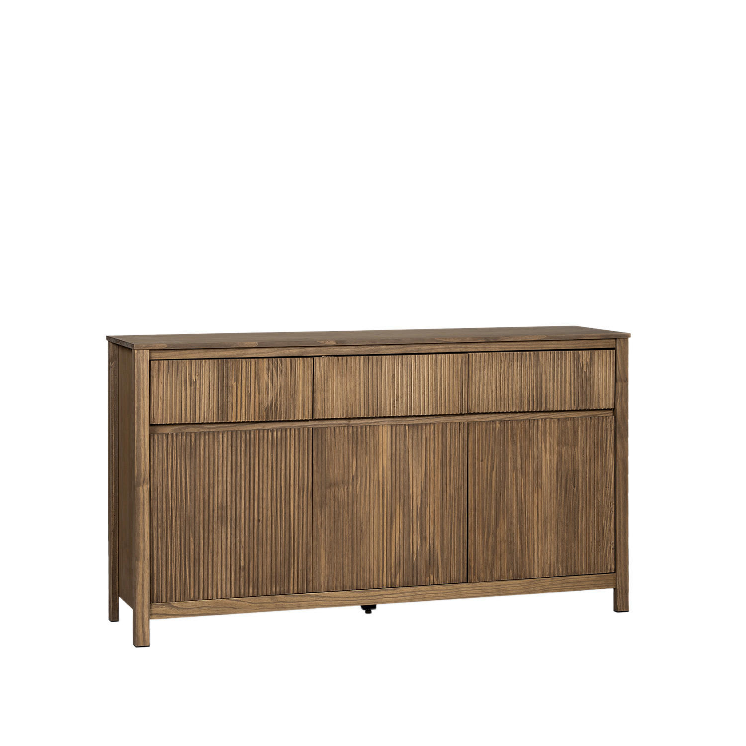 ANRICHTE NIEDRIGE Hanne Walnuss 150 cm x 85 cm - Walnussfarben, Holz (150/85/39cm) - Klast Home