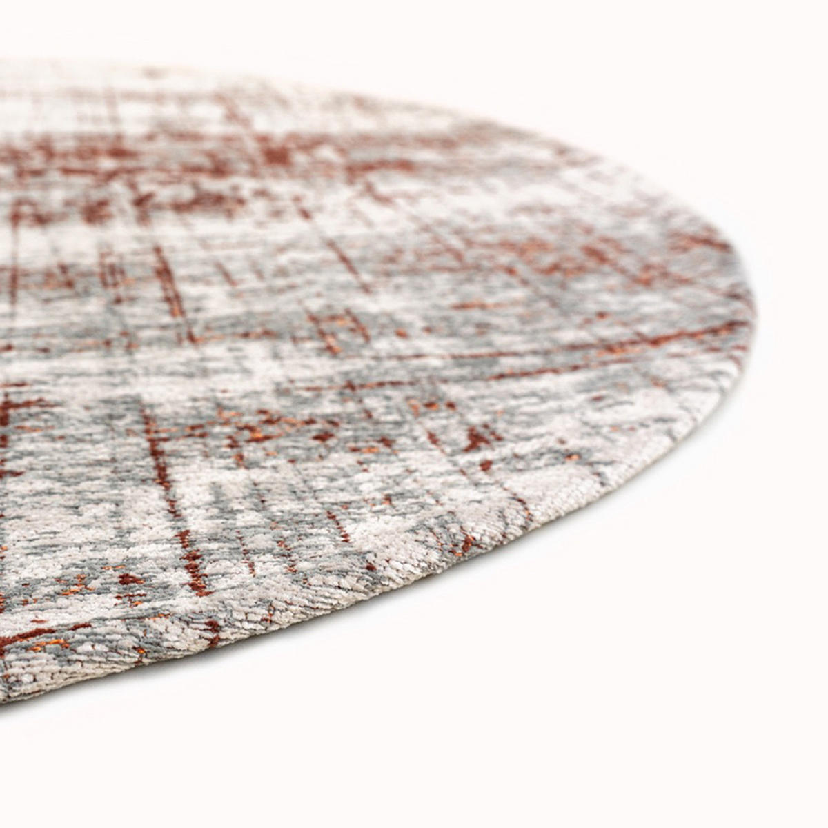 TEPPICH Copperfield Mad Men Griff 240/240 cm - Braun, Textil (240/240cm) - Louis De Poortere