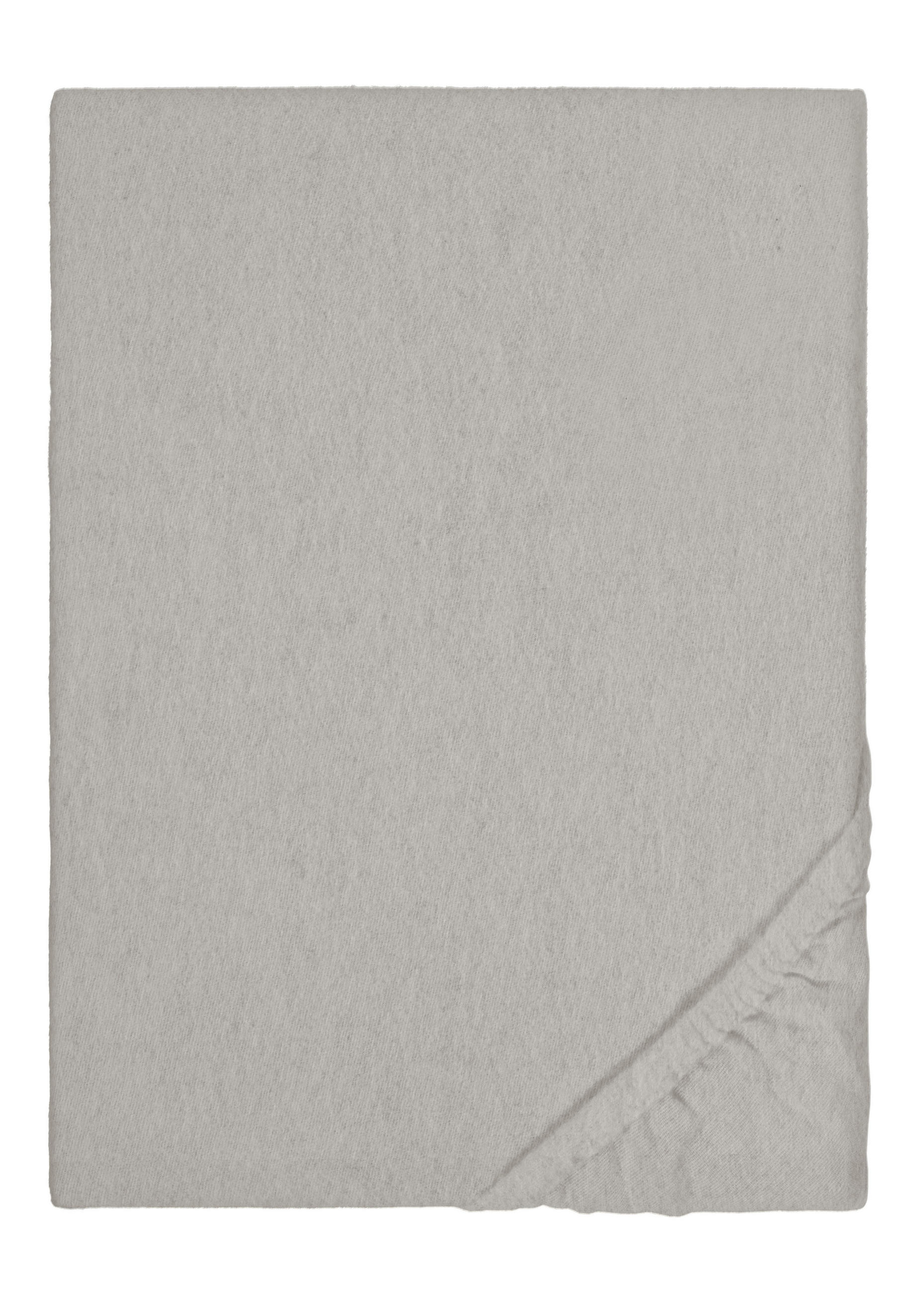 biberna Spannbetttuch Grau 200x200 cm