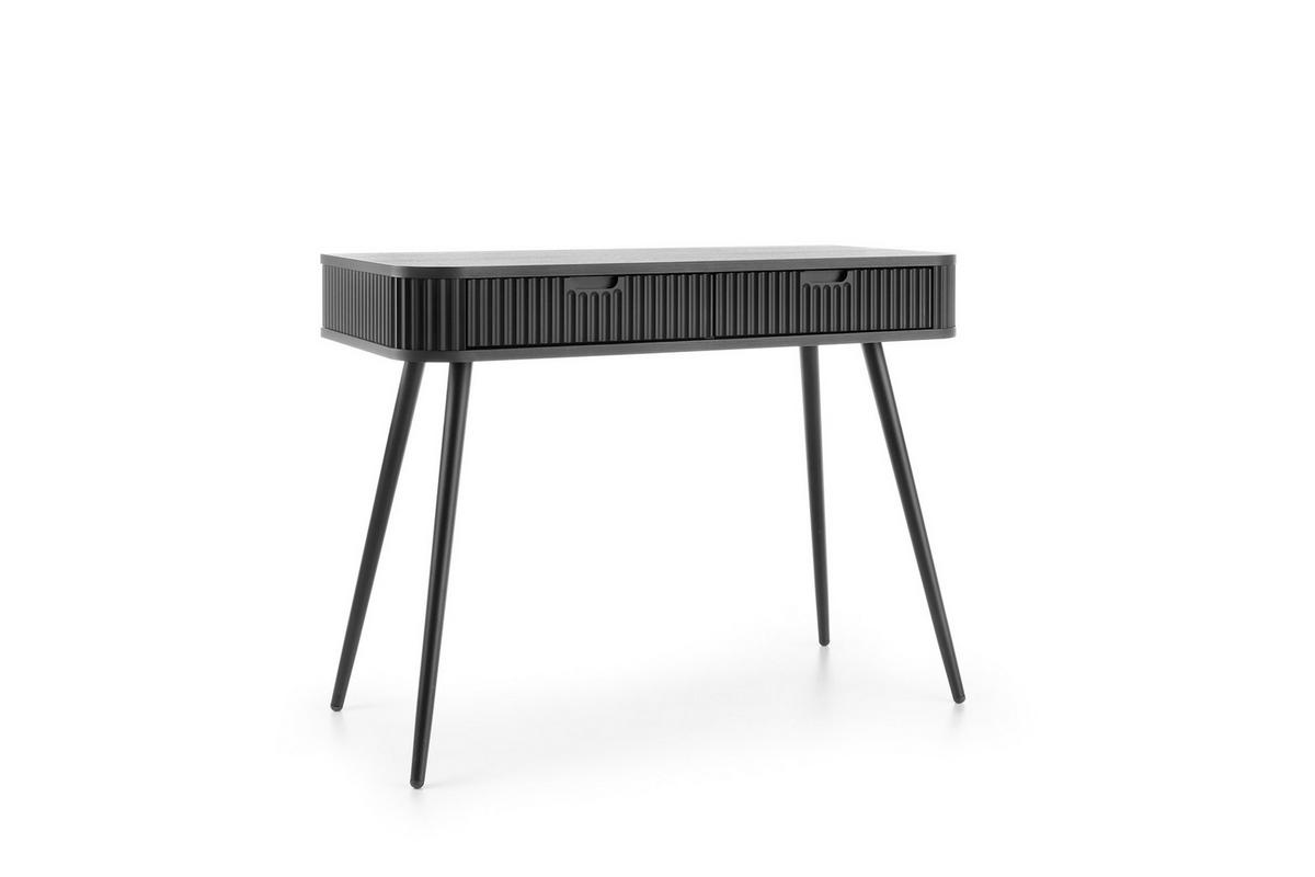 SCHMINKTISCH MODERNO 103/80/49 in Schwarz - Schwarz, Holzwerkstoff (49/103/80cm) - Deine Möbel 24