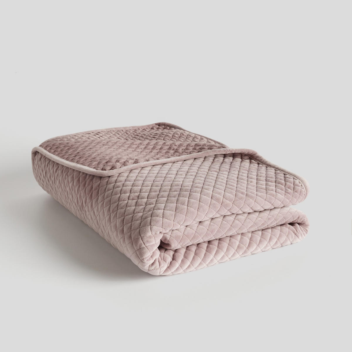 TAGESDECKE Plums - Hellrosa, Textil (200/220cm) - home&you