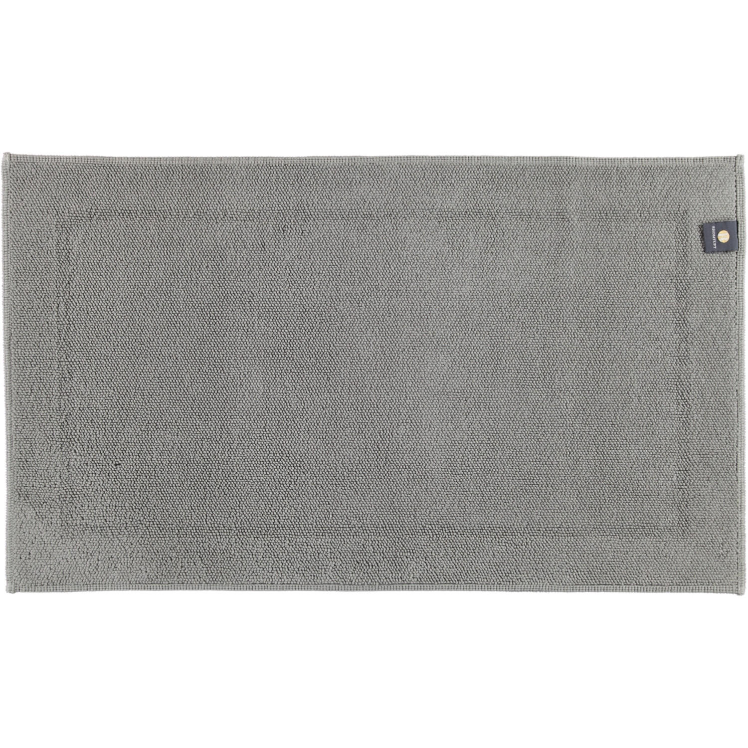 BADEMATTEN PEARL KIESEL - 85 - Grau, Textil (70/120cm) - Rhomtuft