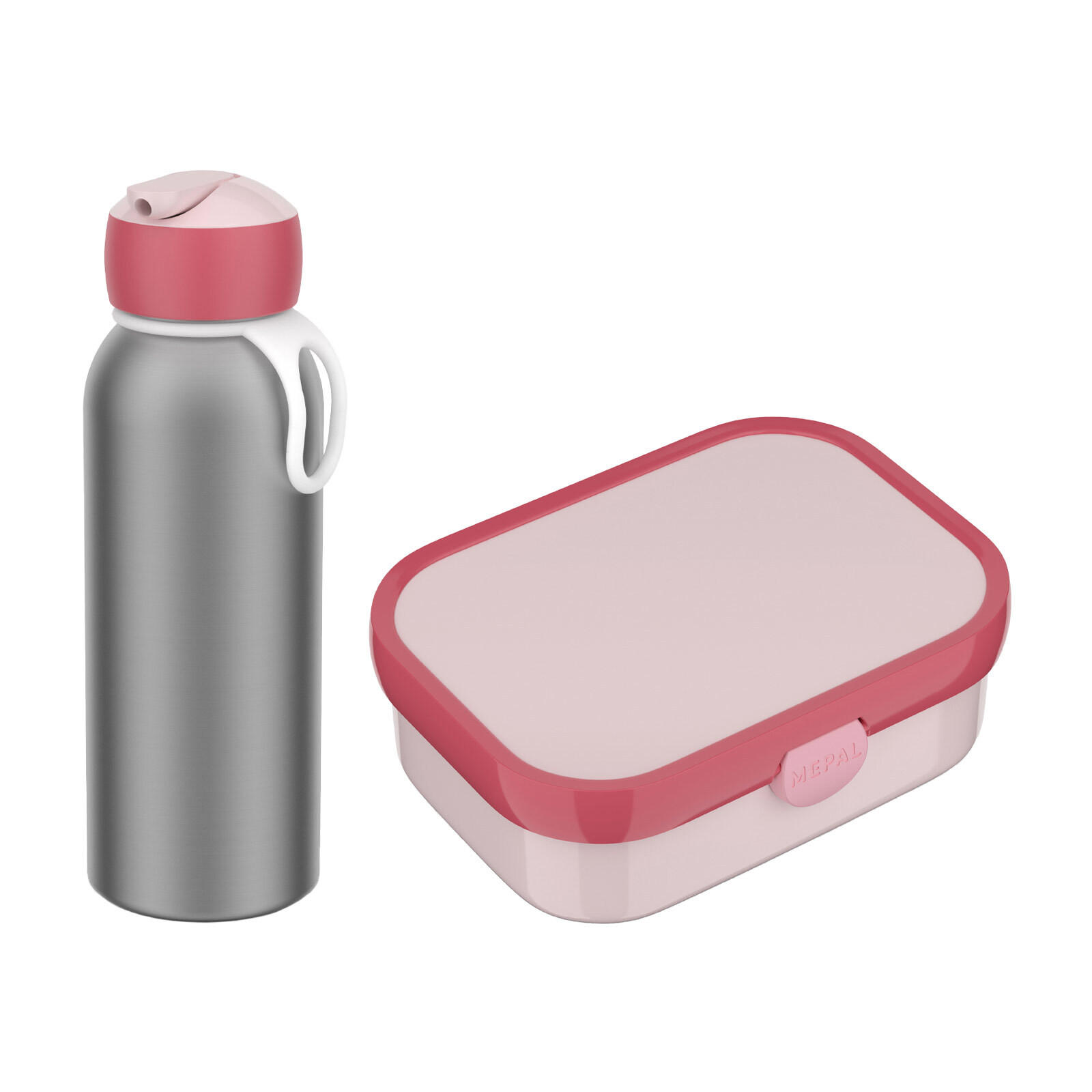 LUNCHSET MIT THERMOFLASCHE Campus Cool Pink 2er Set - Pink, Kunststoff (1/1/1cm) - Mepal
