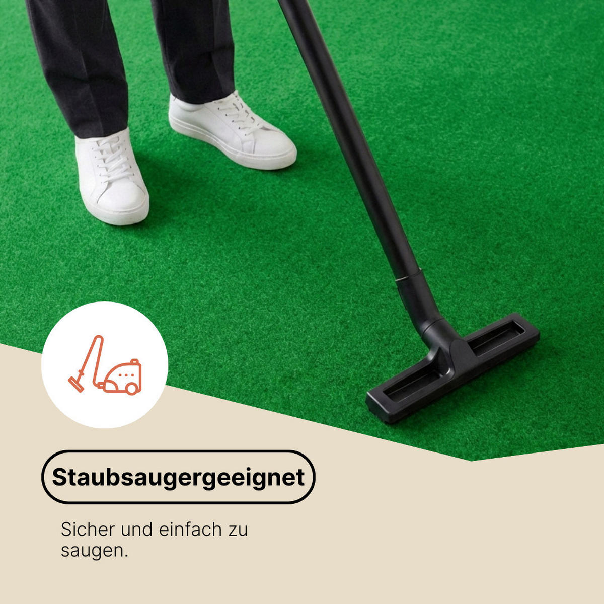 KUNSTRASEN Magic Forest 6,5 mm – Rasenteppich für Balkon, Terrasse & Garten, wetterfest 100/1000 cm - Grün, Textil (100/1000cm) - Tapiso