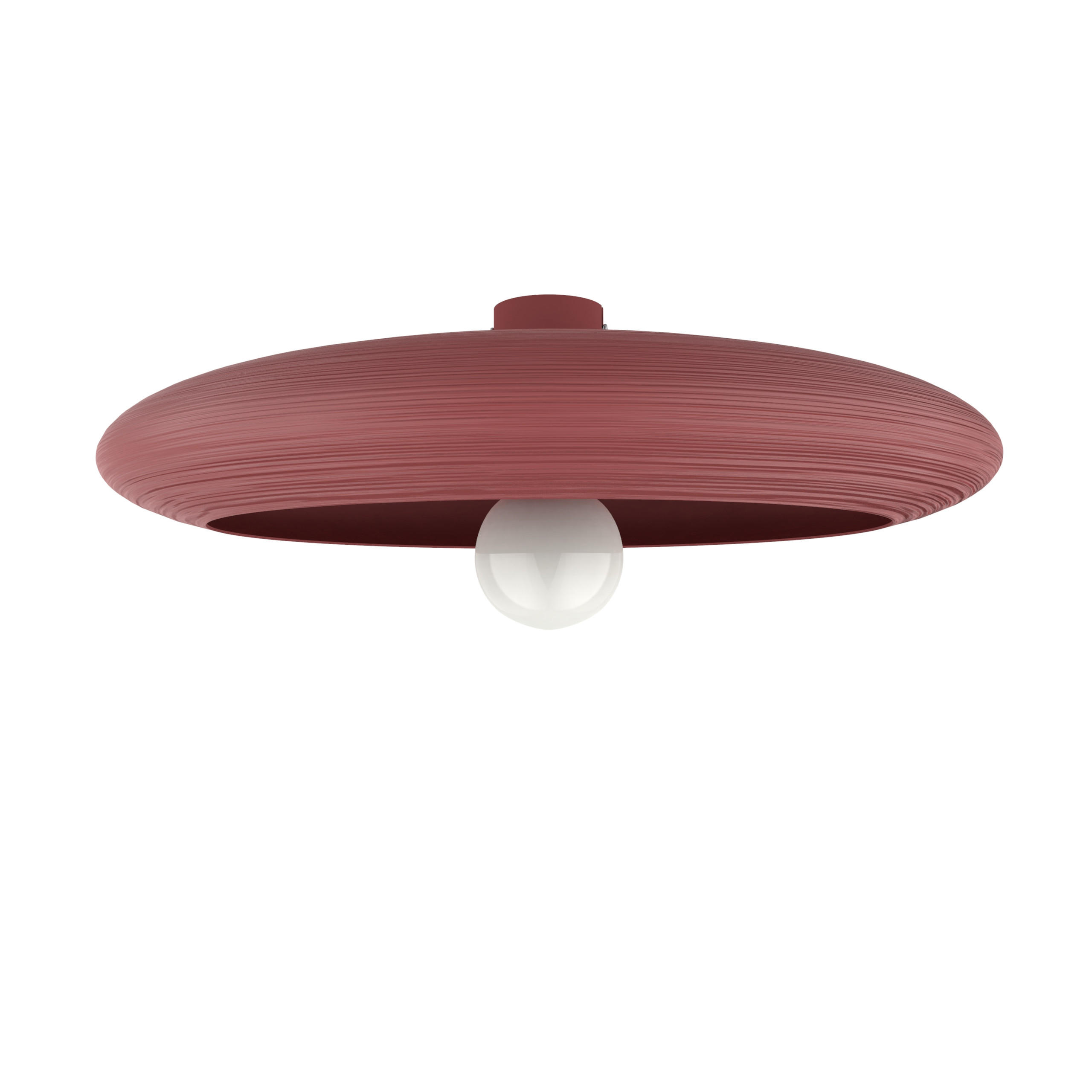 DECKENLEUCHTE - Rot, Metall (60/60/15cm) - Lumicom