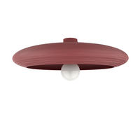 DECKENLEUCHTE - Rot, Metall (60/60/15cm) - Lumicom