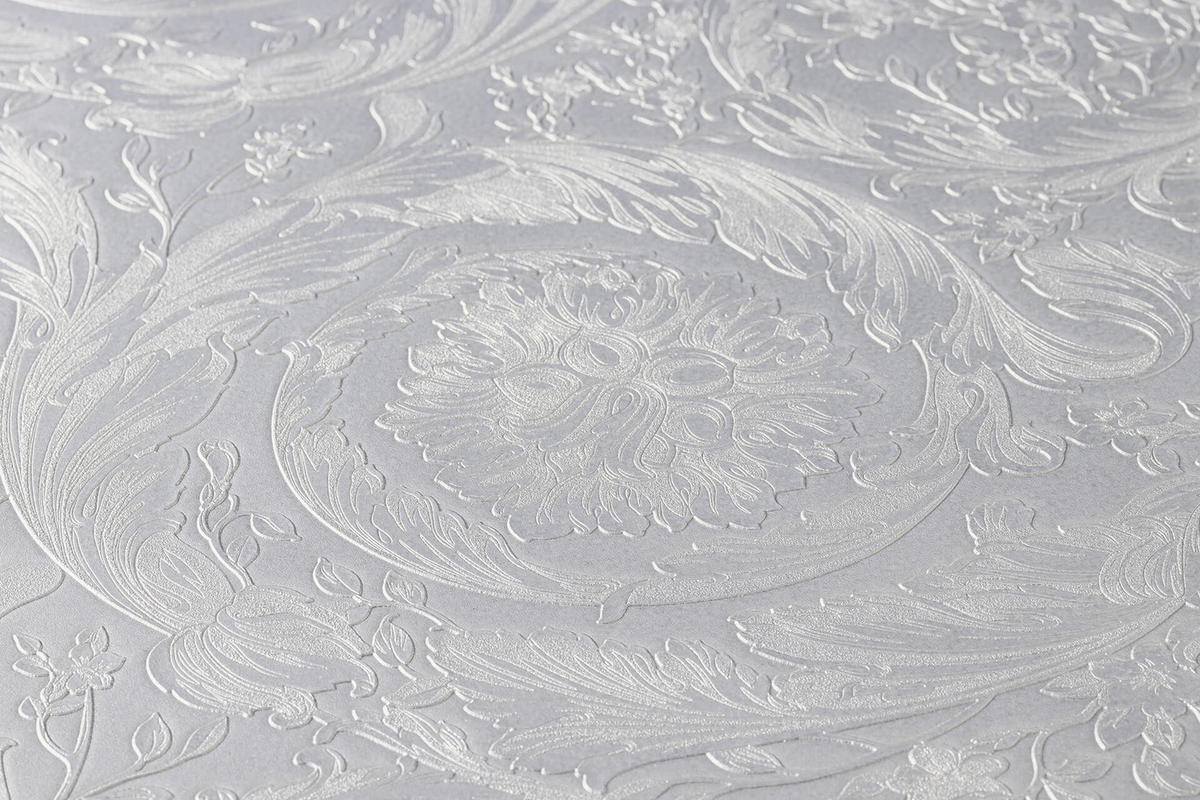 VLIESTAPETE 70/1005 cm - Silberfarben/Grau, Textil (70/1cm) - KUNSTLOFT