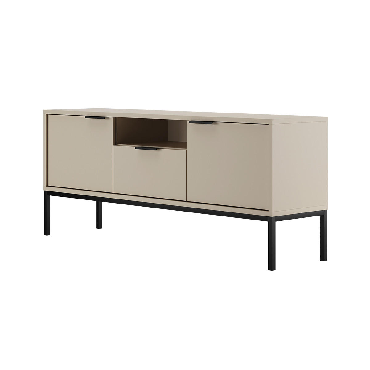 TV-MÖBEL Seattle Kaschmir - Beige, Holzwerkstoff (33/56.4/135cm) - Petits-meubles
