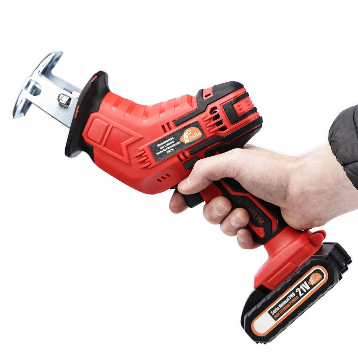 SÄBELSÄGE RW21V Set, 21 V Akku, 2x 3 Ah, Schnellladegerät, Holz 150 mm, LED, Koffer - Multicolor, Kunststoff/Metall (10/10/10cm)