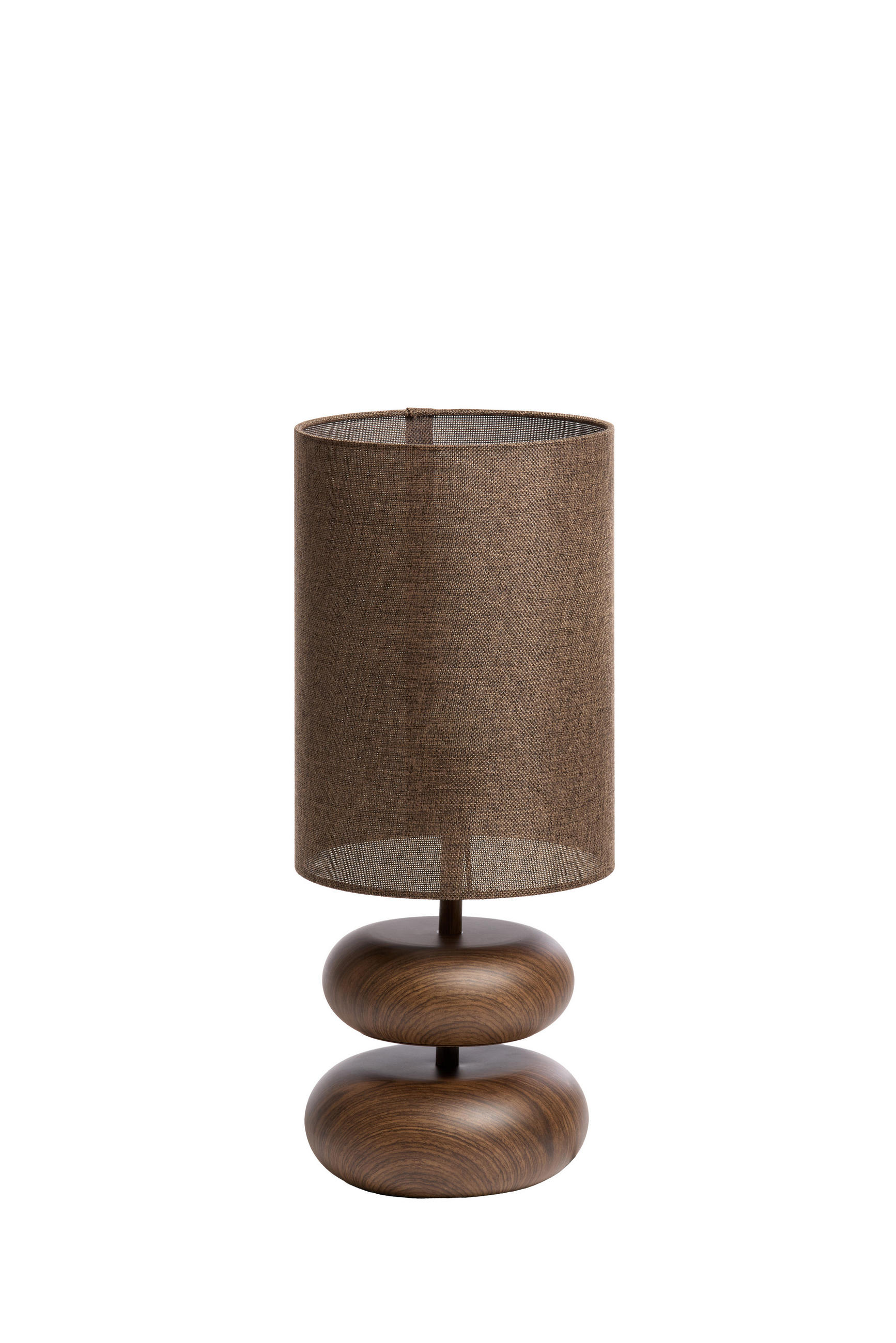 TISCHLAMPE Danialo Braun Ø22/50,5 cm - Dunkelbraun, Metall (22/22/50.5cm) - Light & Living