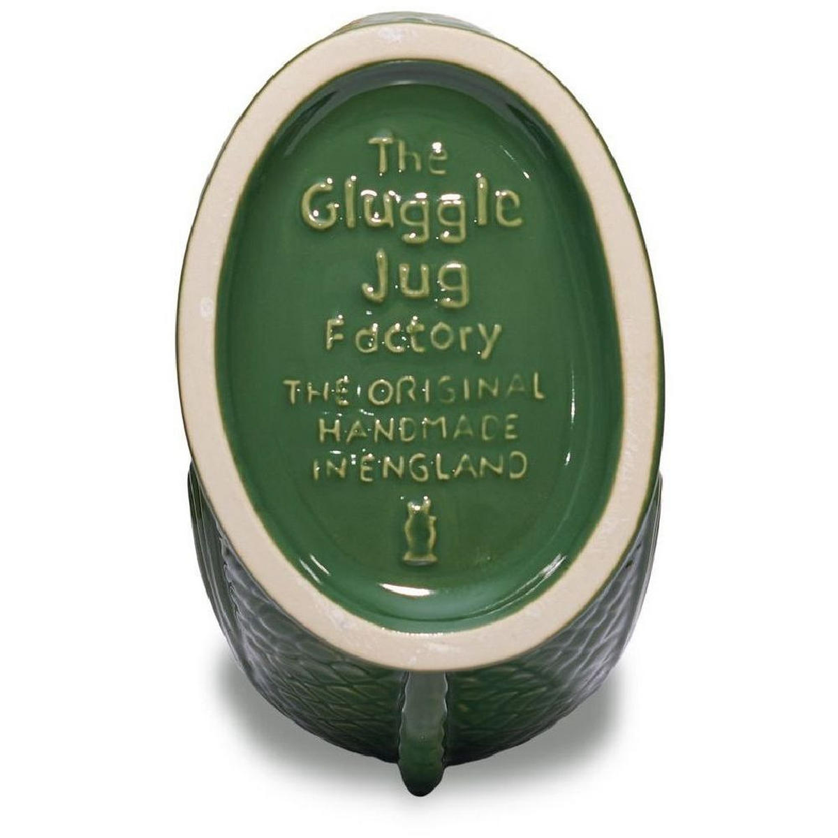 KARAFFE mit „Gluck-Gluck“-Geräusch 27,5/17/9,5 cm - Grün, Keramik (1.2L) - Gluckigluck