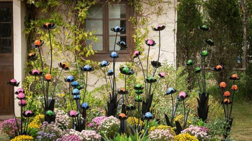 Dekoblume 5 Kugeln