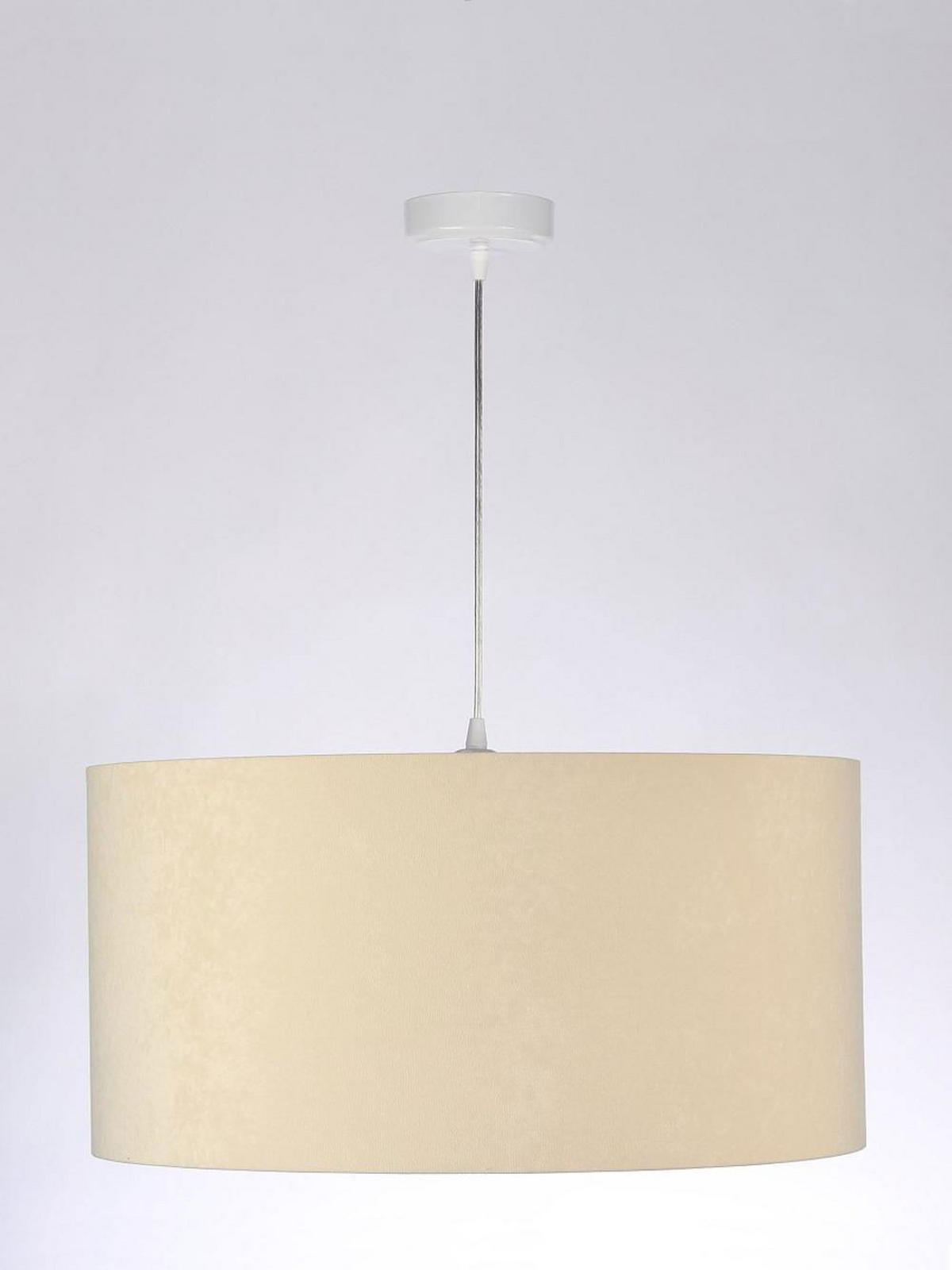 HÄNGELEUCHTE Weiß 60/30 cm - Beige/Weiß, Kunststoff (60/1.1/30cm) - ONZENO