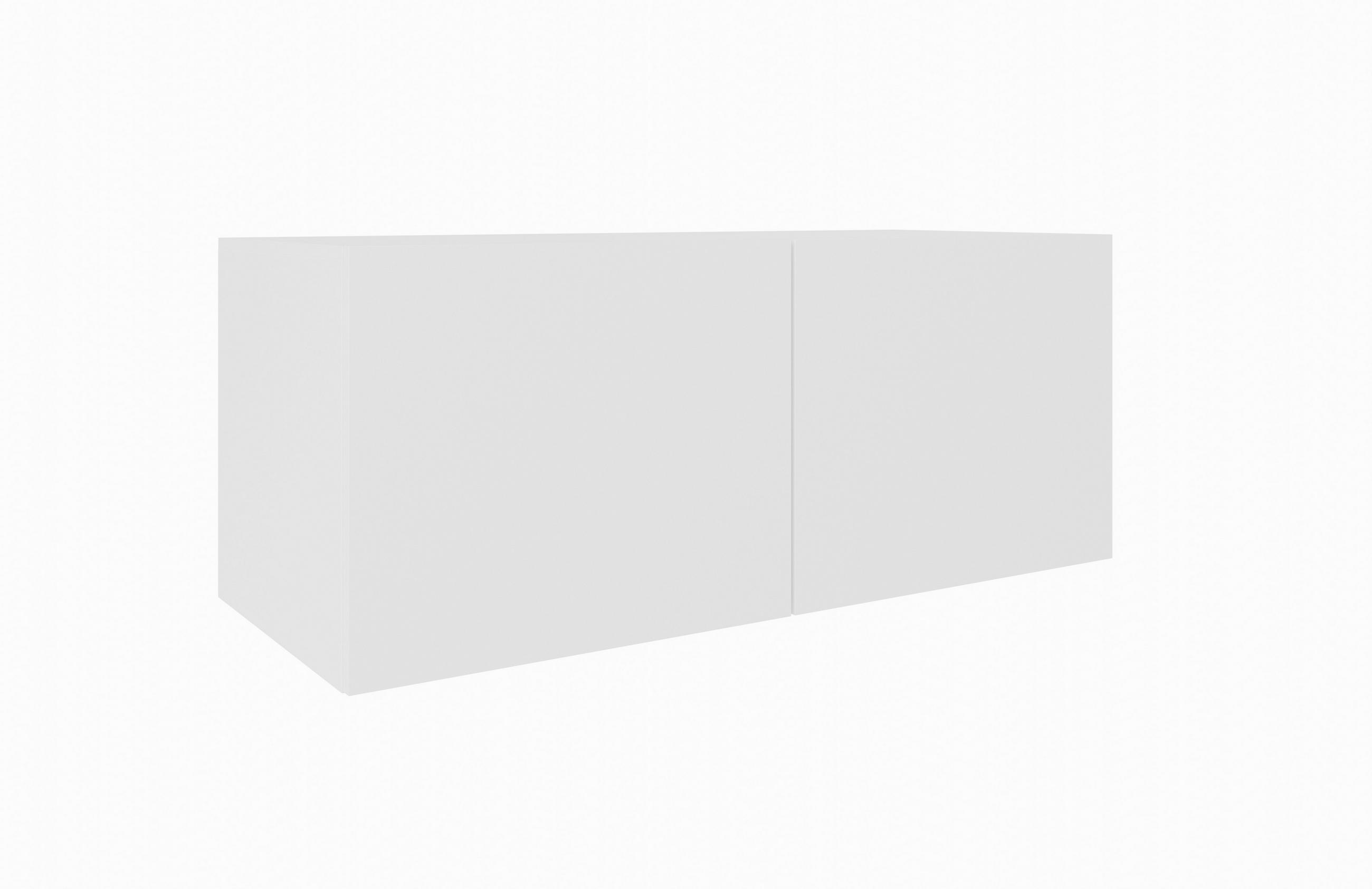 Meblini Tv-Schrank Weiß 100x115x40 cm