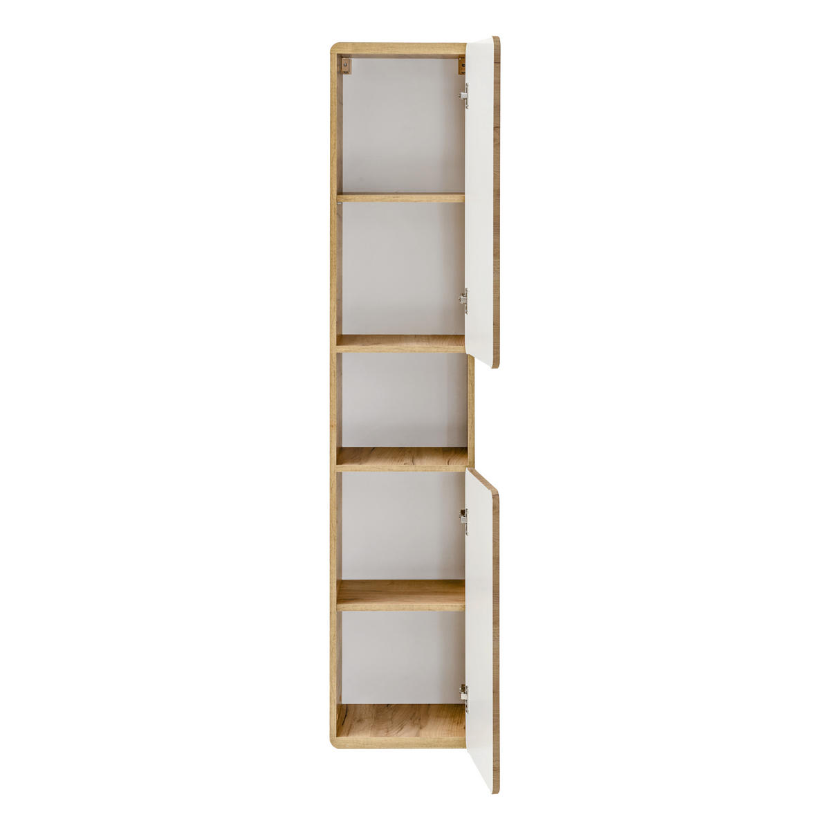 HOCHSCHRANK ARVIDA SZK4 Offenes Regal Eiche - Eichefarben, Holzwerkstoff (35/170/35cm) - Komodee