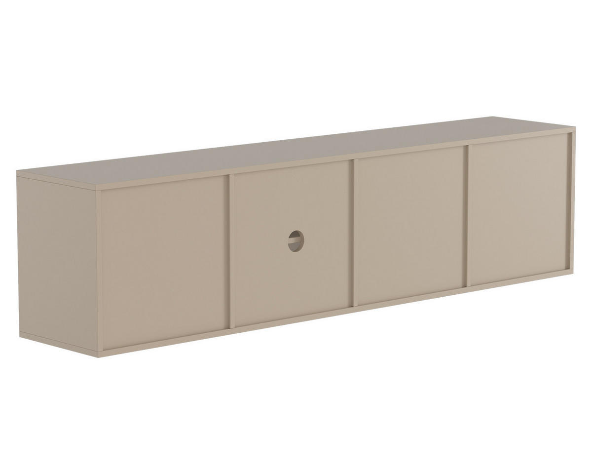 TV-SCHRANK in 180/45/35 cm - Kaschmir, Holzwerkstoff (180/45/35cm) - HOMAVO
