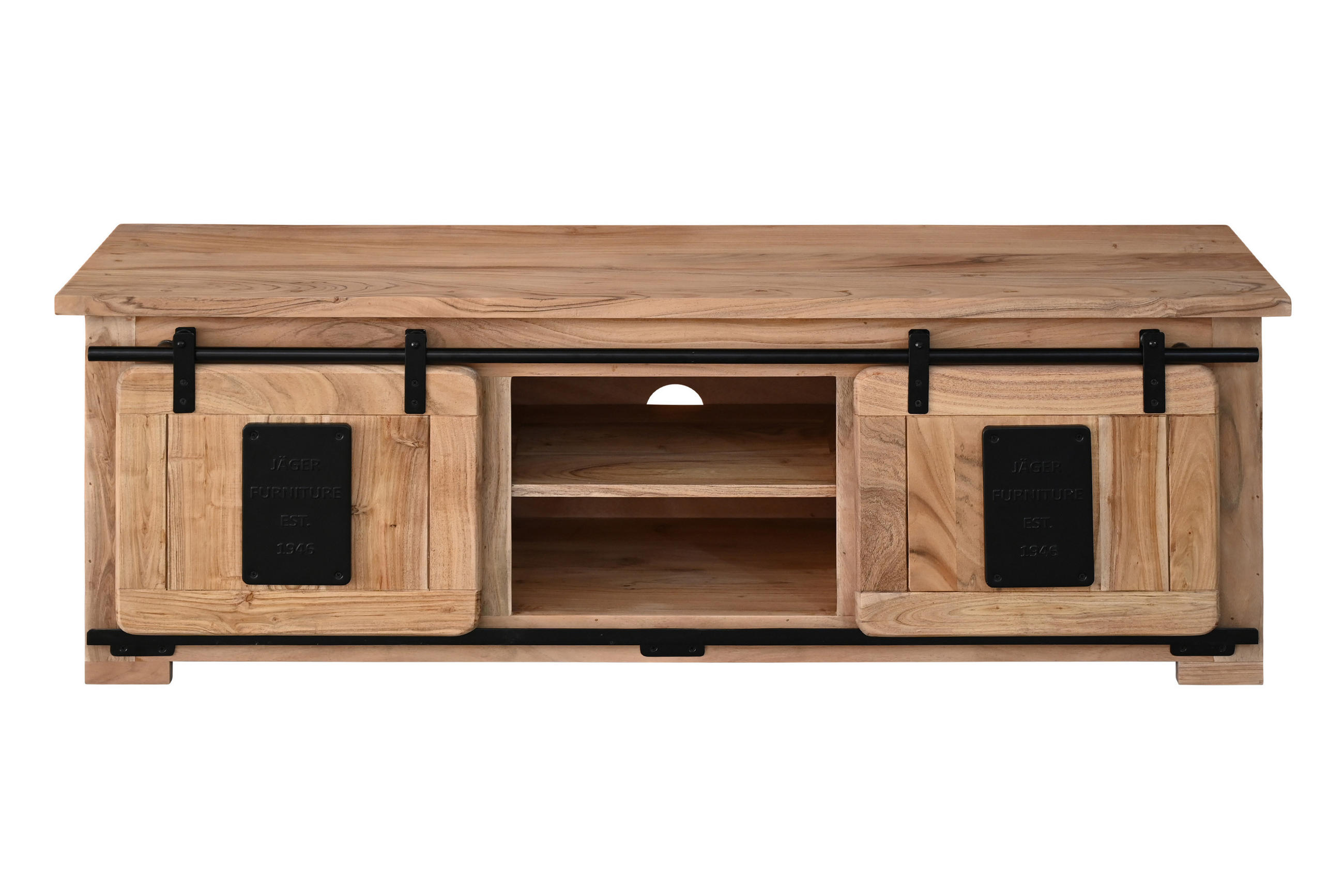 LOWBOARD LIBRO - Beige/Naturfarben, Holz (145/50/45cm) - SAM