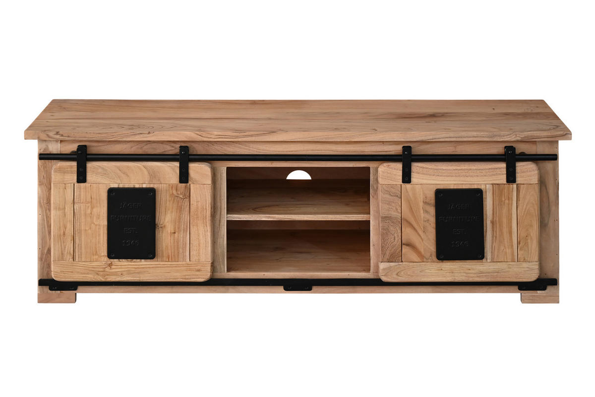 LOWBOARD LIBRO - Beige/Naturfarben, Holz (145/50/45cm) - SAM