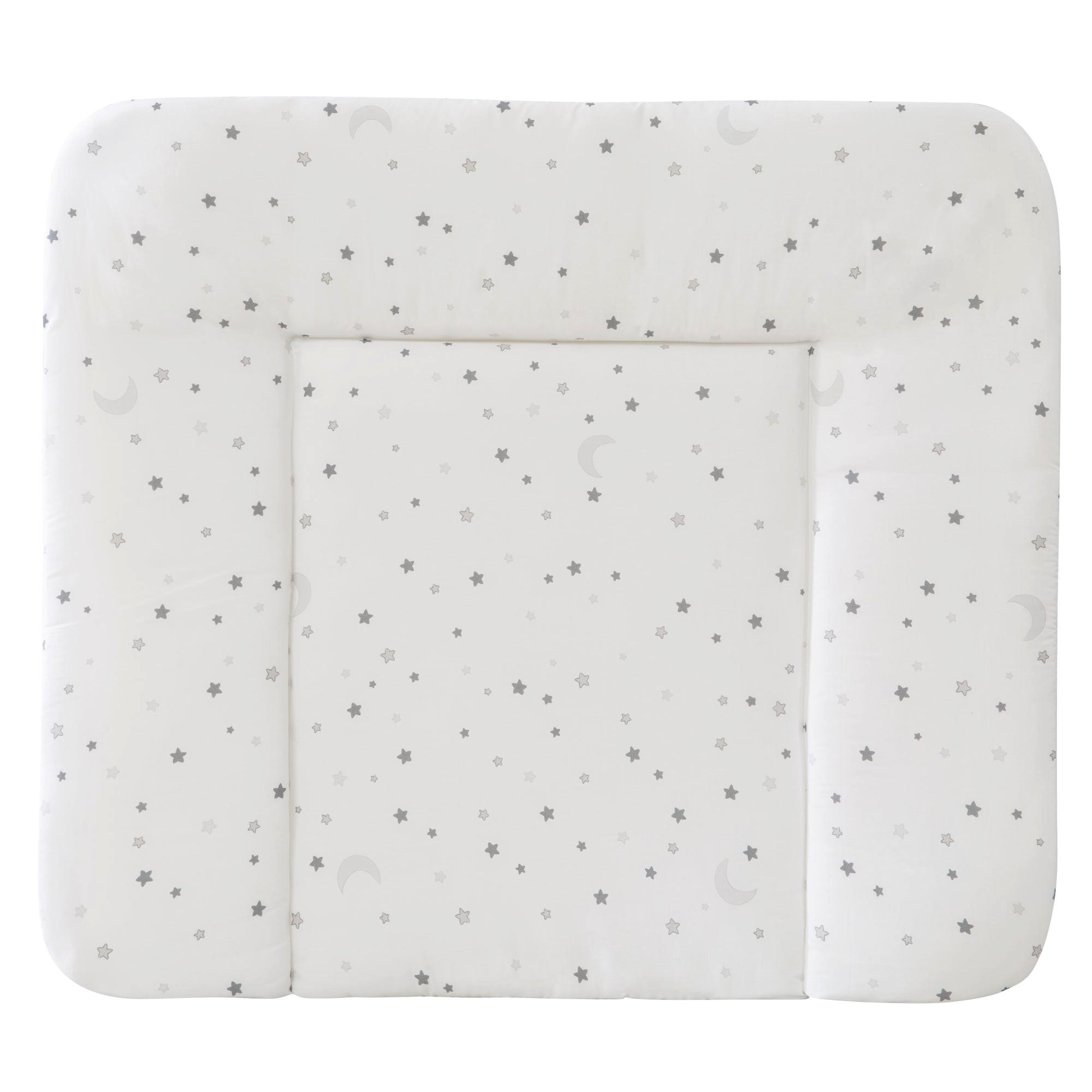 WICKELAUFLAGE Sternenzauber grau - Weiß, Textil (85/75cm) - Roba