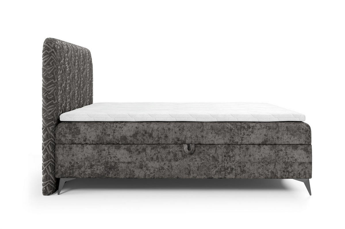 BOXBETT Triana Premium - Grau, Holzwerkstoff/Textil (160/200cm) - Fun Möbel