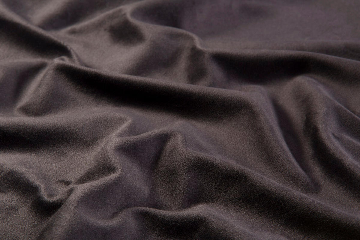 KISSENHÜLLE Samt Uni - Anthrazit, Textil (40/40cm) - Magma Heimtexx