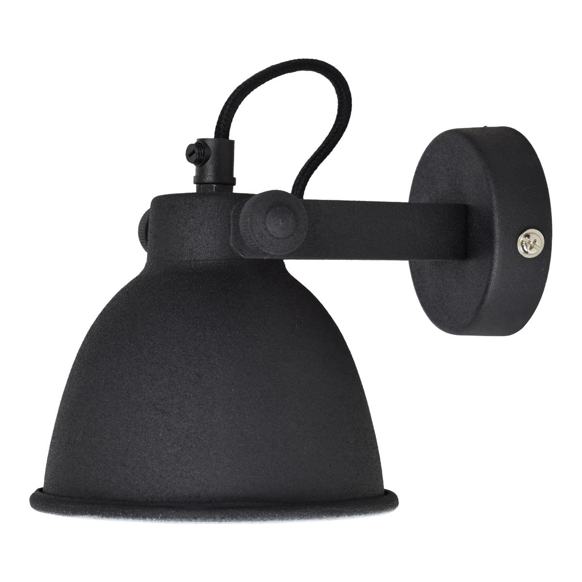 WANDLAMPE Industria - Schwarz, Metall (12/13/16cm) - Urban Interiors