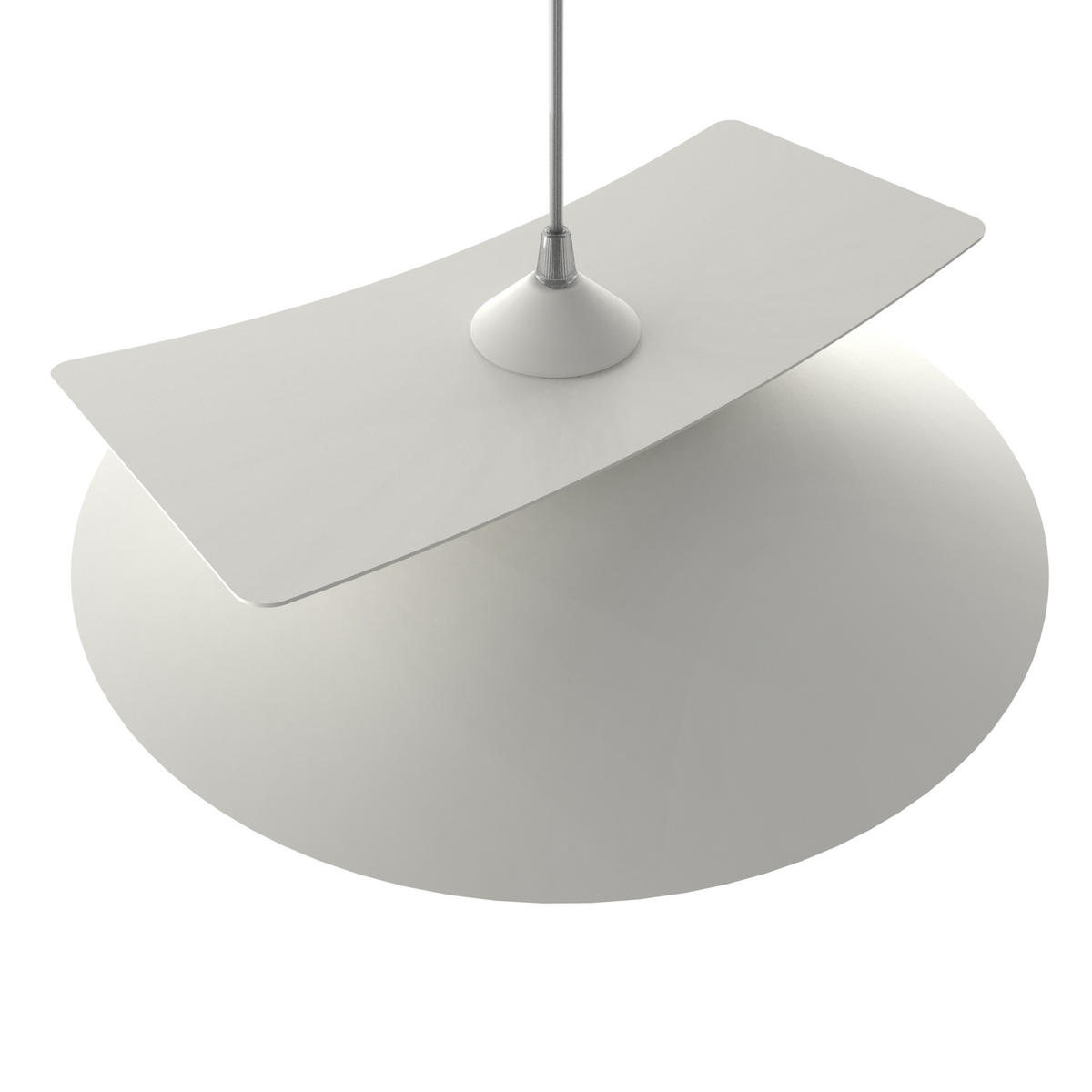 HÄNGELEUCHTE Miller - Weiß, Metall (40/34/120cm) - Lumicom