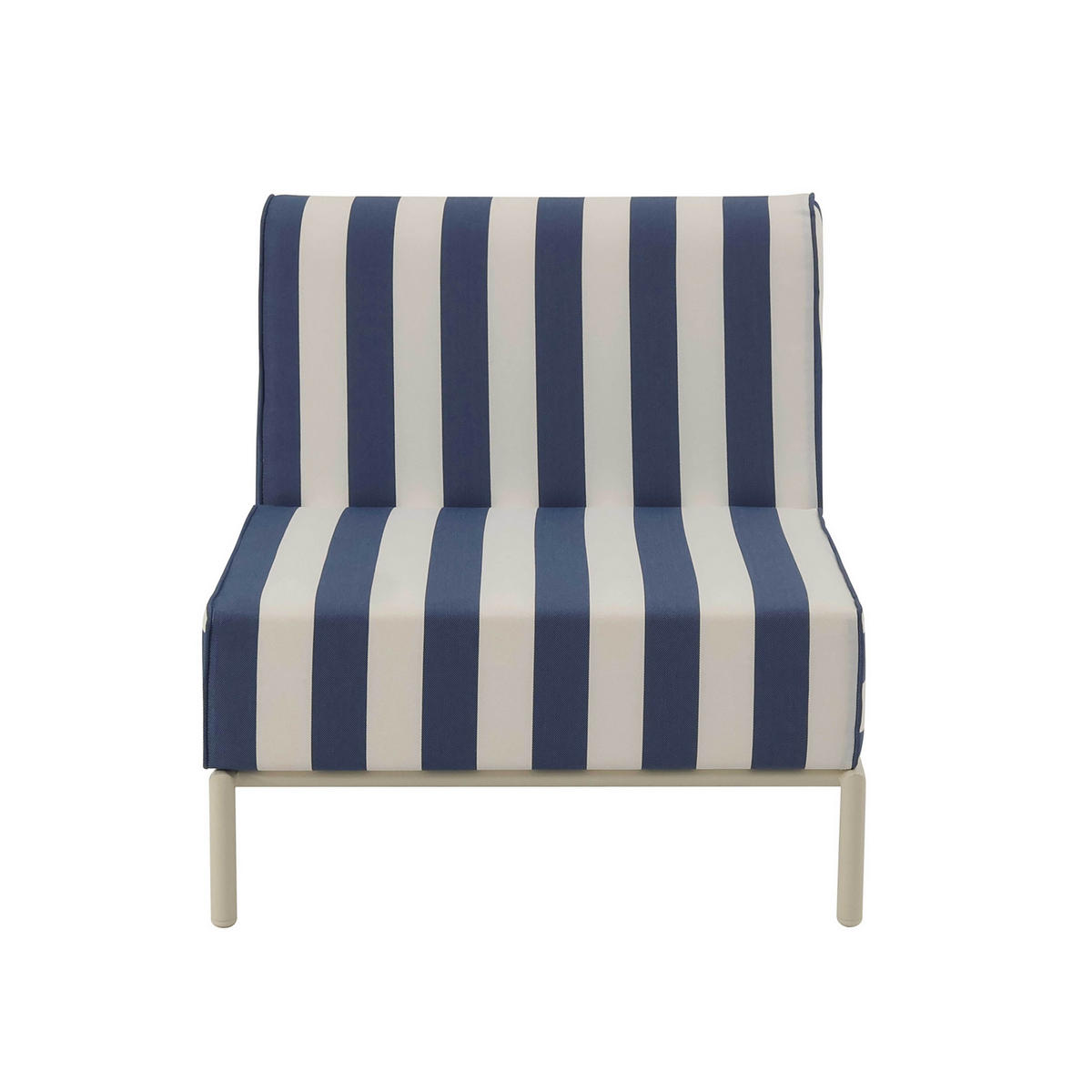SESSEL, Pazifikblau - Blau, Textil (80/78/72cm) - Oviala