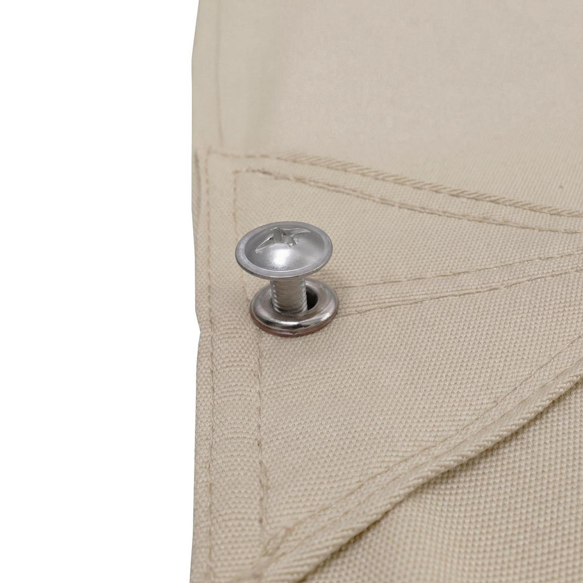 SCHIRMBEZUG C57B Creme - Creme, Textil (400/400cm) - MCW