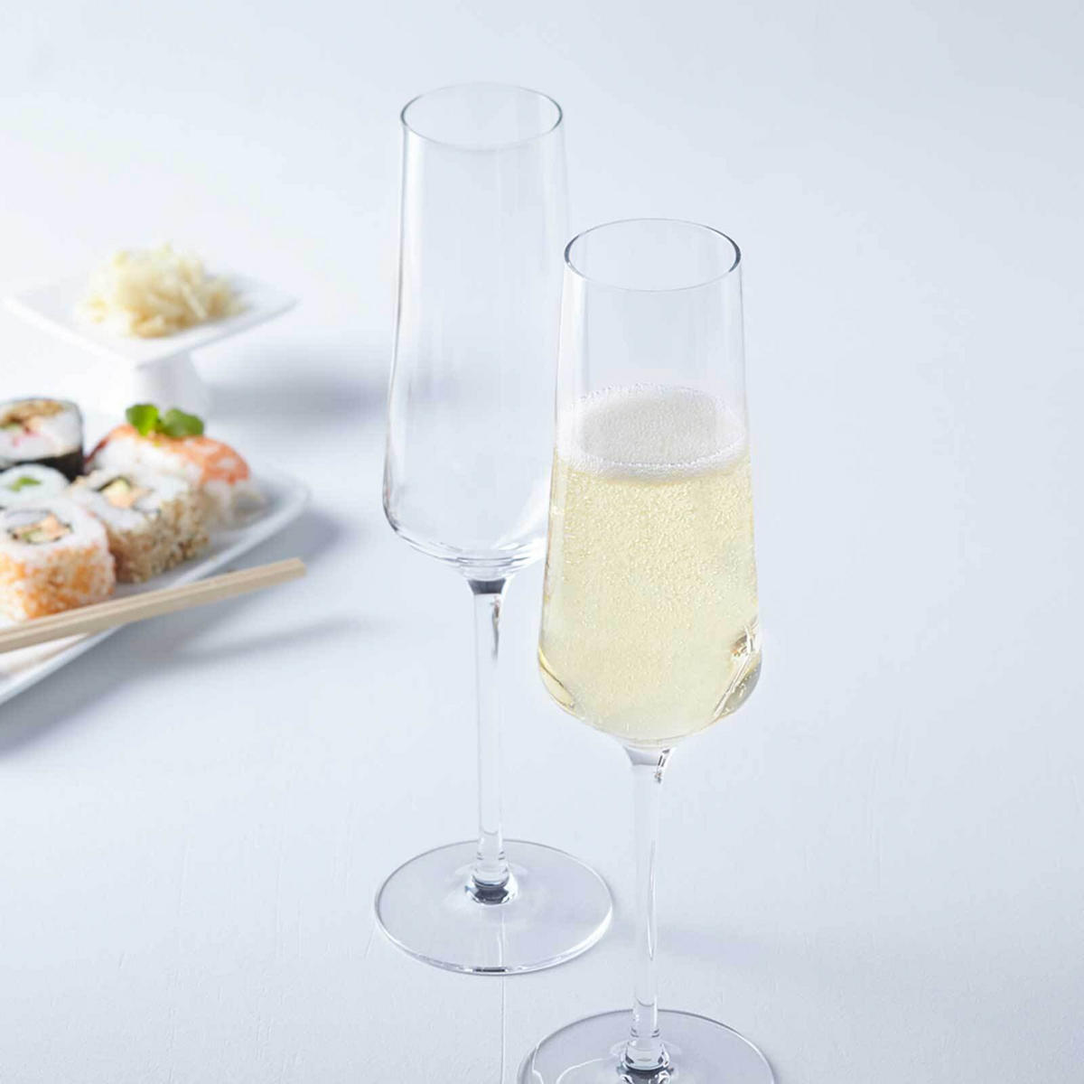 WEIN- UND SEKTGLÄSER Puccini transparent 18er Set - Transparent, Glas - Leonardo Living